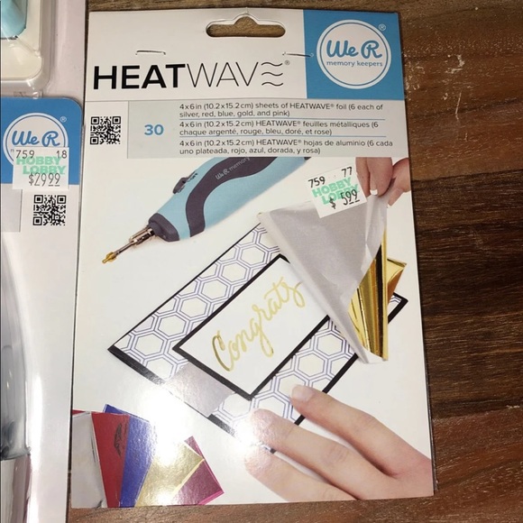 Alphabet punch board and Heat wave foil pen lot - Picture 4 of 5